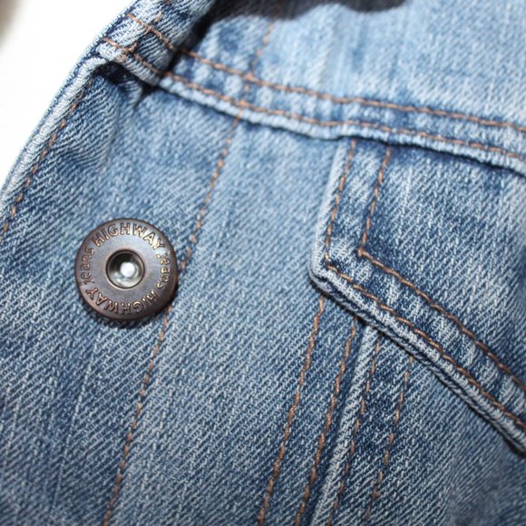 HWY Jeans Highway Super-Distressed Jean Jacket - Picture 13 of 16